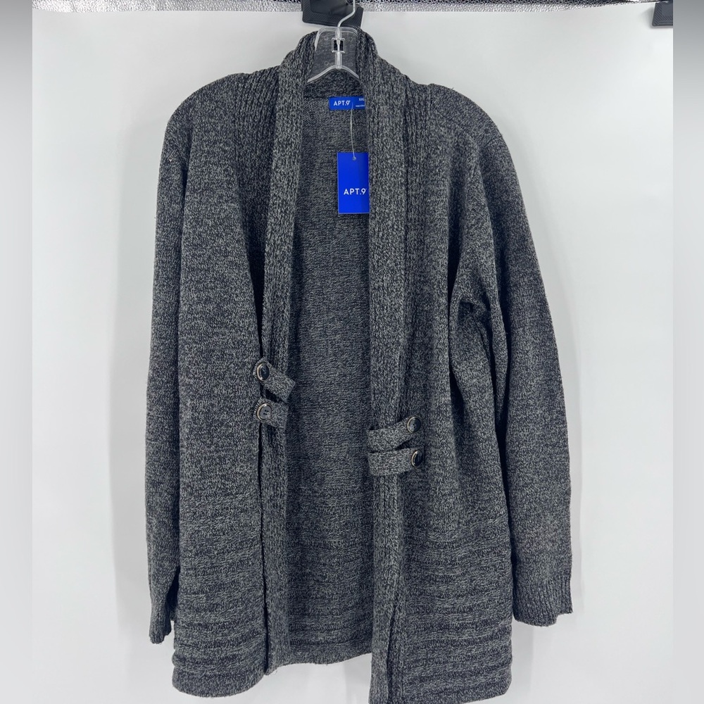 Women's Apt. 9 Long Sleeve Sweater Cardigan XXL - Picture 3 of 8